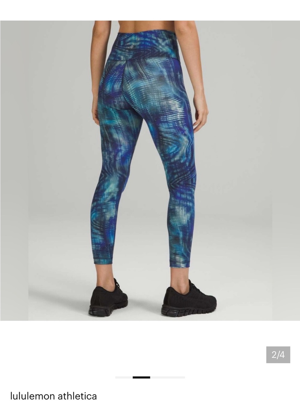 Lululemon Wunder Train High-Rise Tight 25" Size 8 Shapeshifter Flux Blue Legging